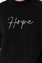 Hope Text & Rug Tapestry Graphic Oversize Tee
