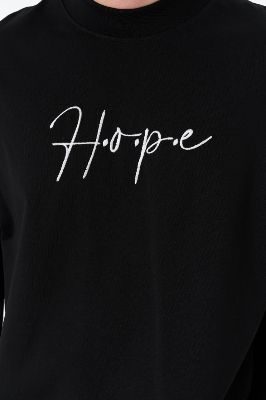 Hope Text & Rug Tapestry Graphic Oversize Tee