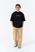 Hope Text & Rug Tapestry Graphic Oversize Tee