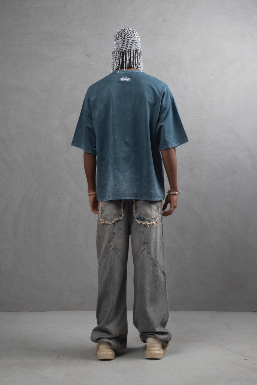 What We Wear Panel Oversize Cotton T-Shirt