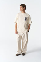 Horse Tassel Graphic Oversize Cotton Tee