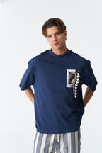 Horse Tassel Graphic Oversize Cotton Tee