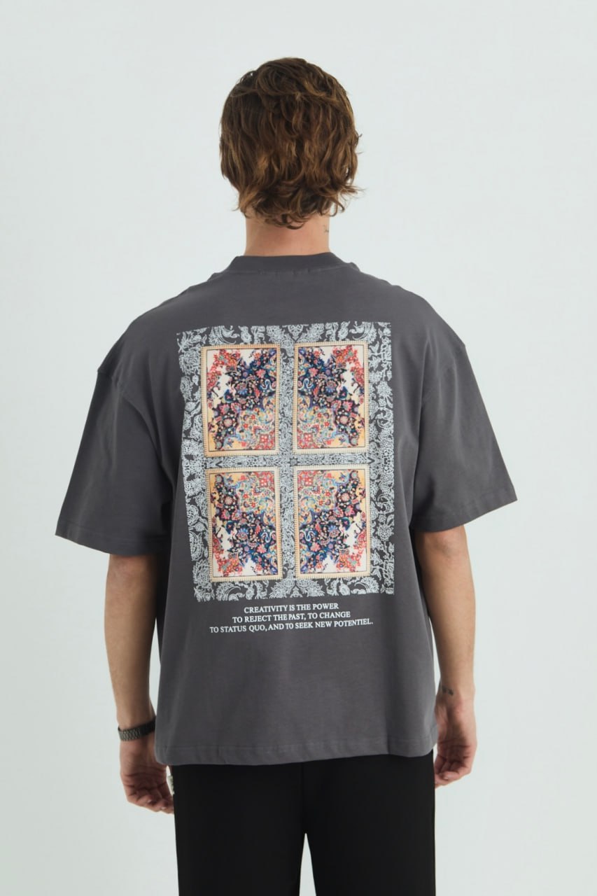 I Am Not Done Changing Panel Oversize Cotton Tee