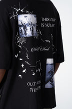 Oversize Cotton Tee / "Make A Stand" Photographic Graphic Print