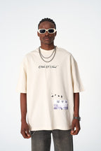 Oversize Cotton Tee / "Make A Stand" Photographic Graphic Print
