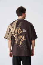 Reset Restart Refocus Organic Graphic Oversize Tee
