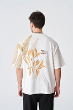 Reset Restart Refocus Organic Graphic Oversize Tee