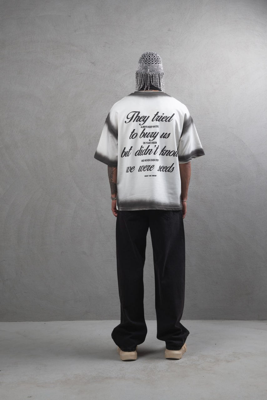 They Tried To Bury Us Oversize Cotton Tee