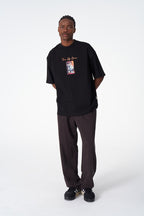 Time Of Chaos Vase Graphic Oversize Cotton Tee