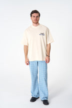 Oversize Cotton Tee / Vincent Van Gogh Artist Name & Art Print