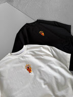 Oversize Embroidered T-Shirt – OSIMHEN 45 Flame & Stars Logo