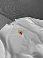 Oversize Embroidered T-Shirt – OSIMHEN 45 Flame & Stars Logo