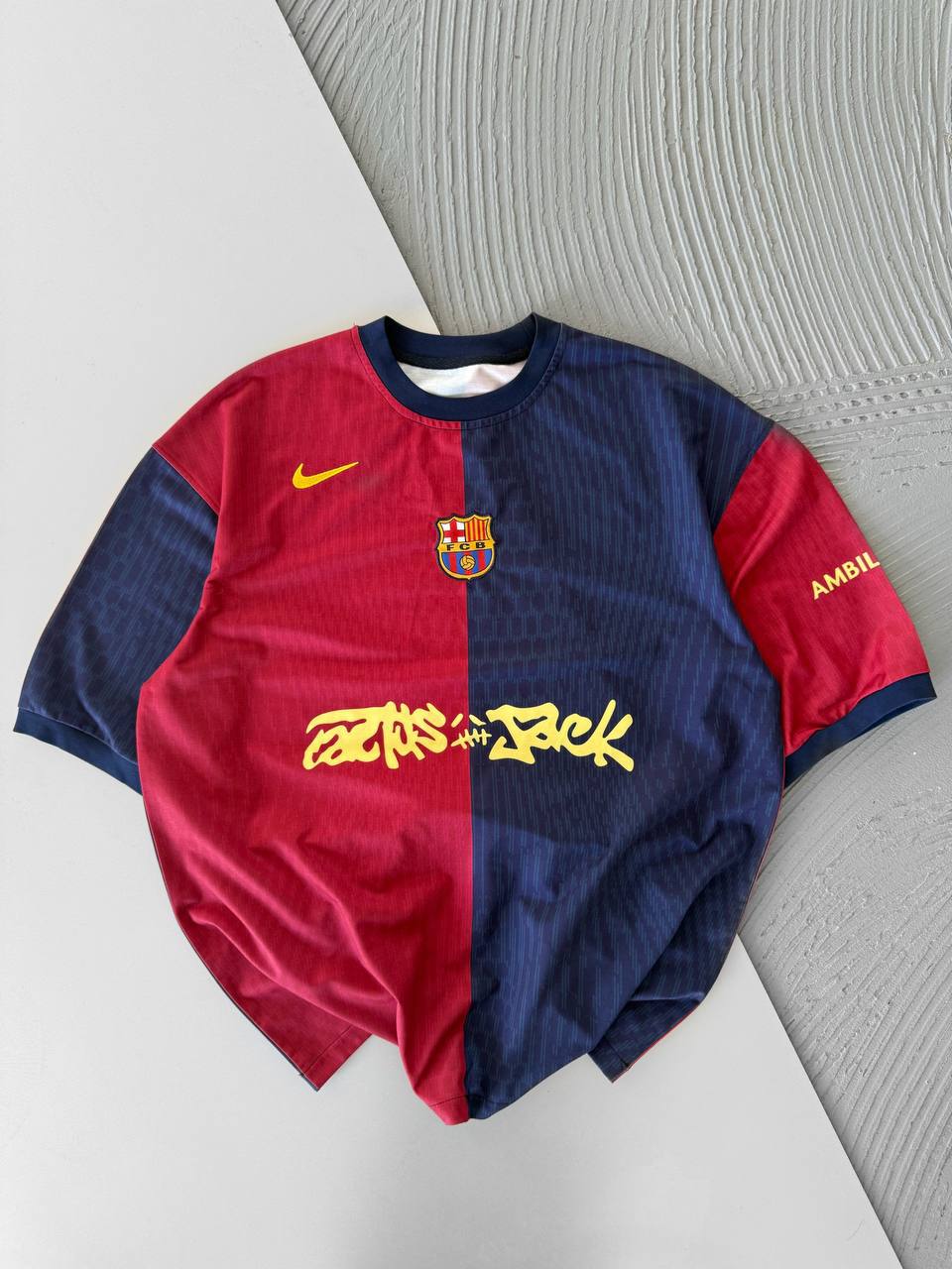 Cactus Jack Split Color Football Jersey Tee