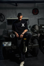 Oversize Graphic Cotton Tee – X Smileys / Very Cool Boys Print