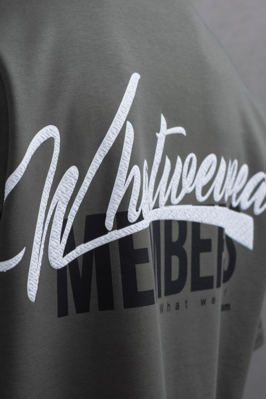 What We Wear MEMBERS Oversize Graphic Cotton T-Shirt – Unisex Streetwear