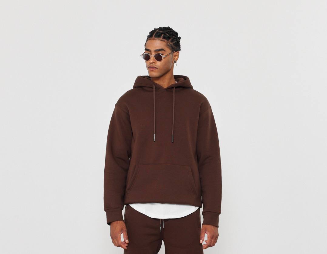 Oversized 3-Thread Hoodie Sweatpants Set