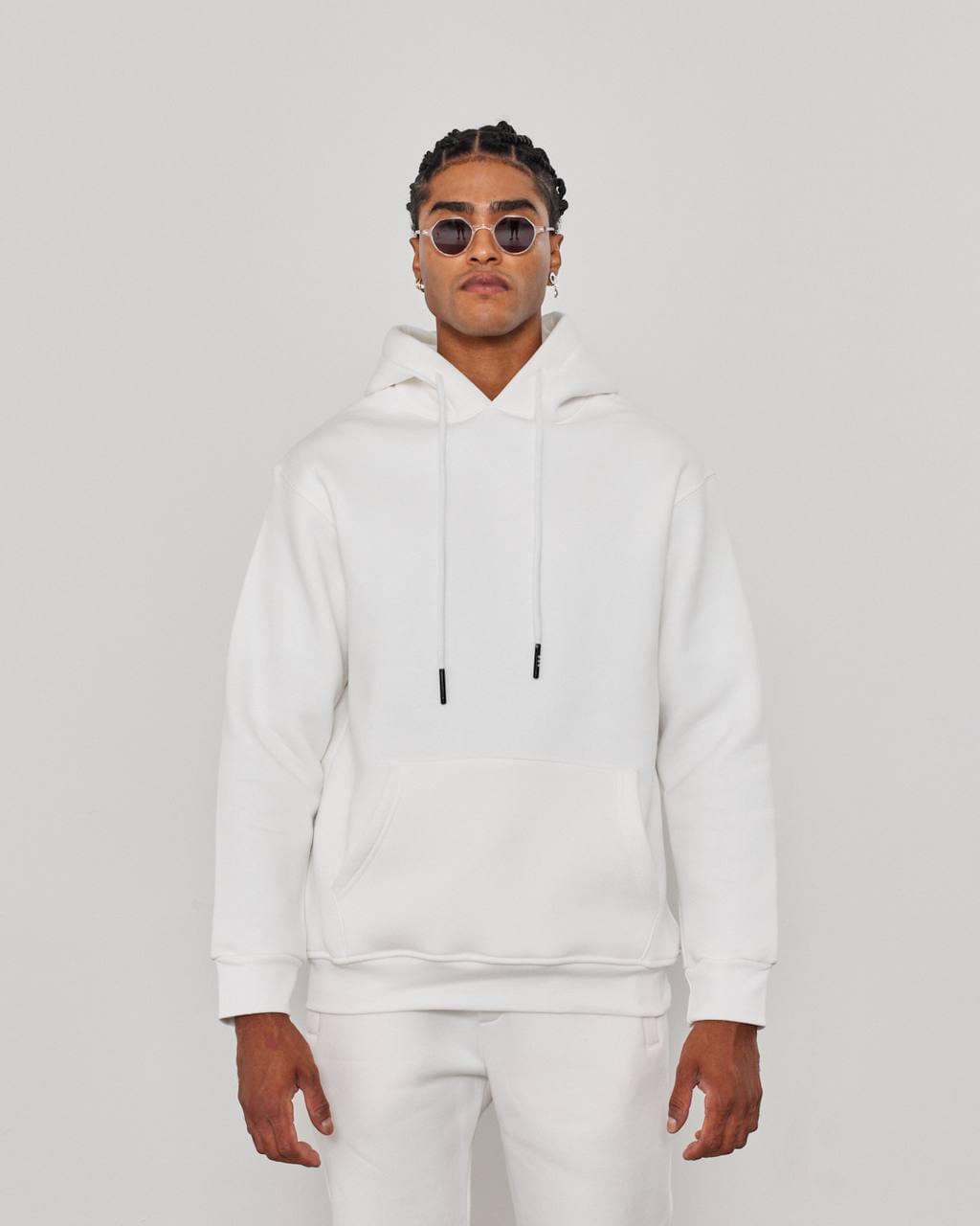 Oversized Hoodie Sweatshirt in Solid Color.