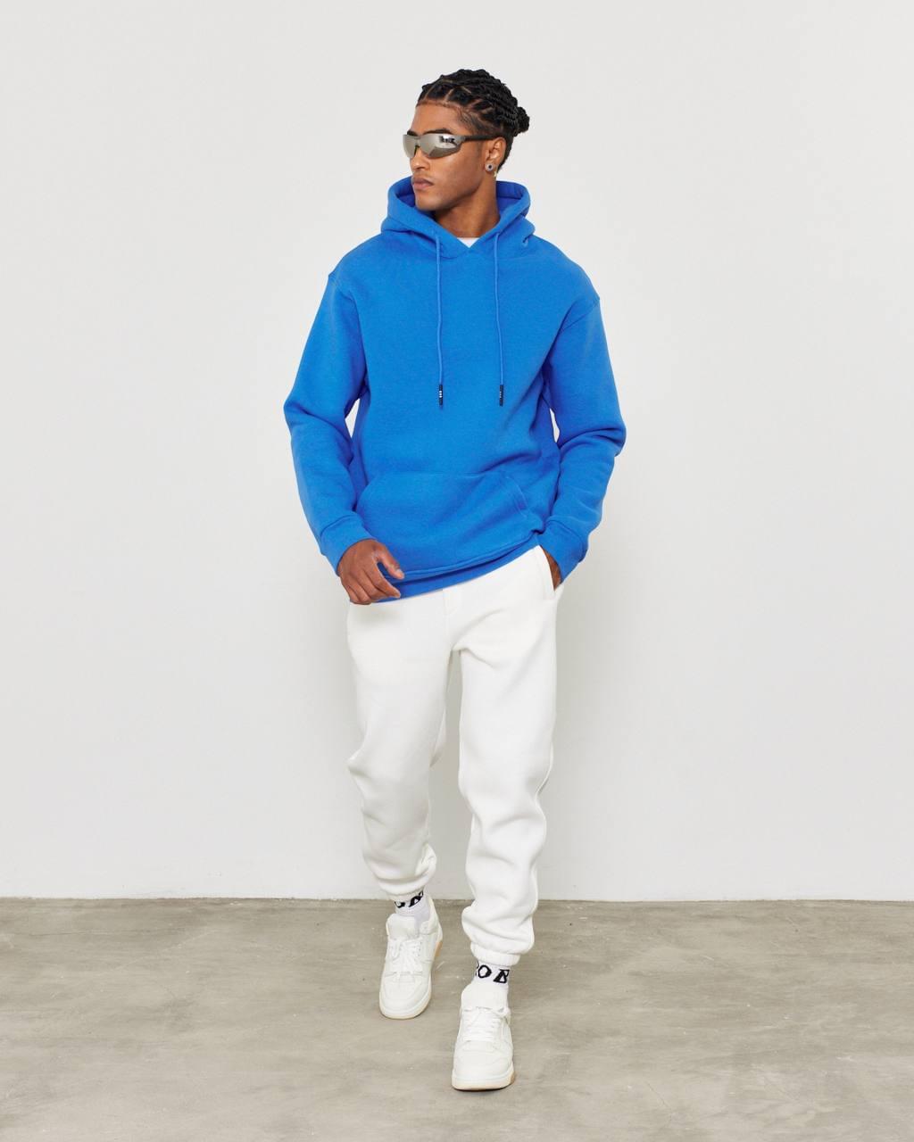 Oversized Hoodie Sweatshirt in Solid Color.