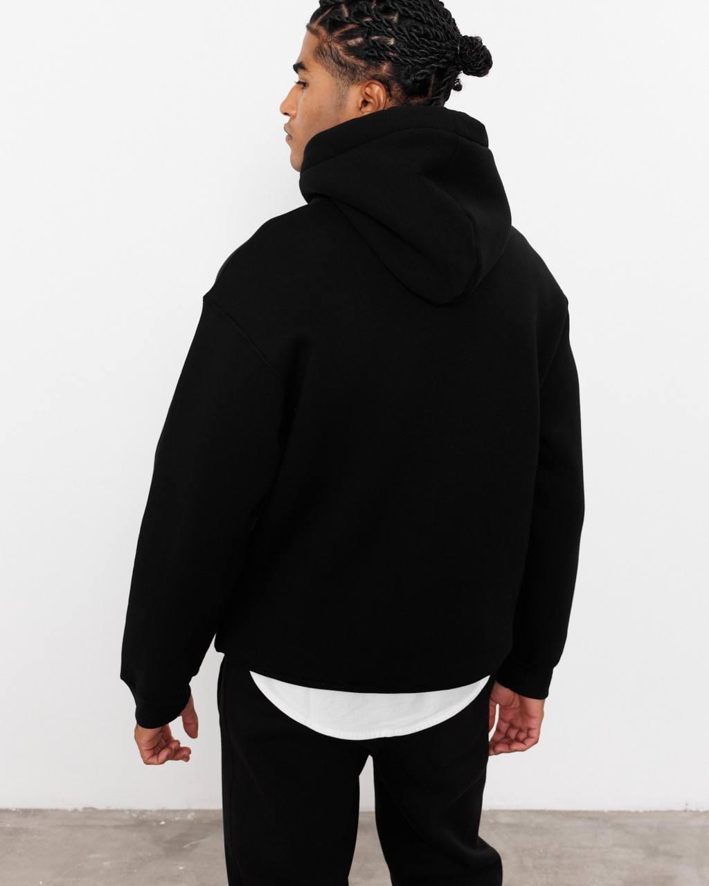 Oversized Hoodie Sweatshirt in Solid Color.