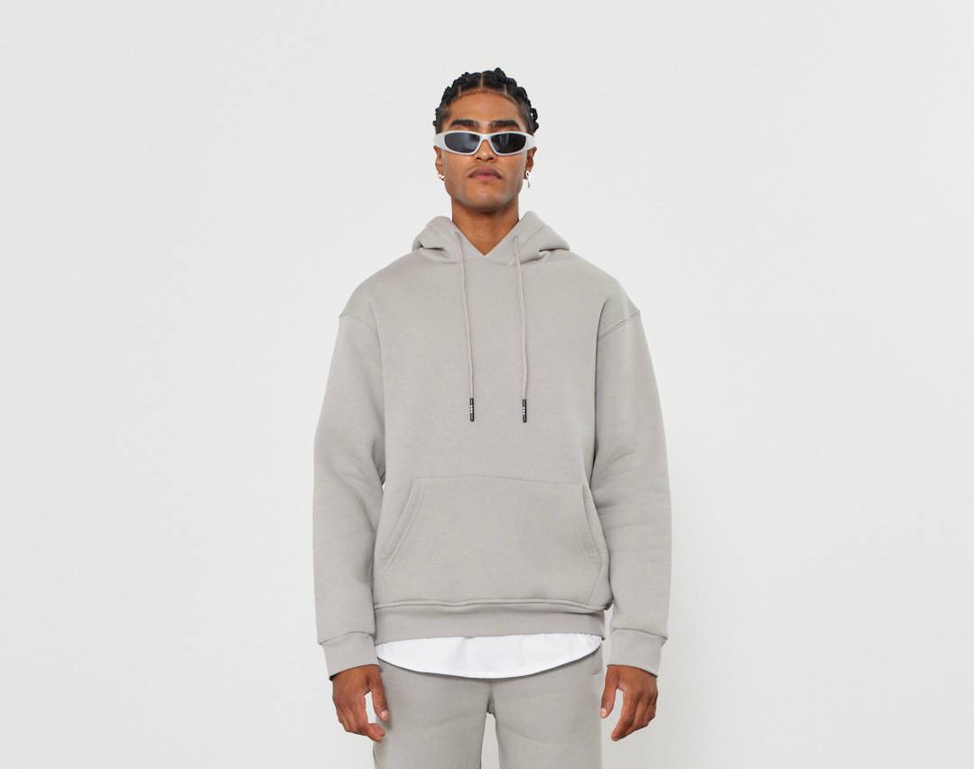 Oversized 3-Thread Hoodie Sweatpants Set