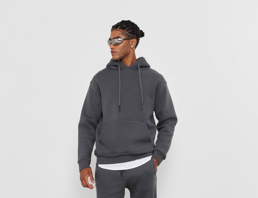 Oversized 3-Thread Hoodie Sweatpants Set