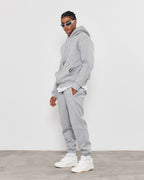 Oversized 3-Thread Hoodie Sweatpants Set