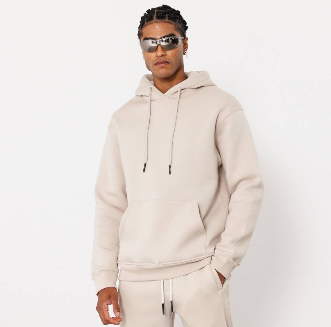 Oversized 3-Thread Hoodie Sweatpants Set