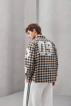Oversized Graphic Flannel Shirt