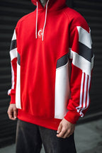 Oversized Hoodie with Turkish Flag Design