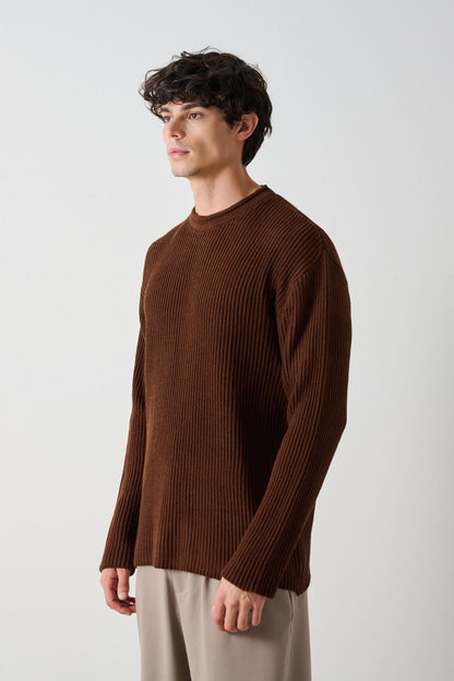 Tube Neck Oversized Sweater