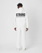 Oversized Sweatshirt with Strong Print on Chest and Back