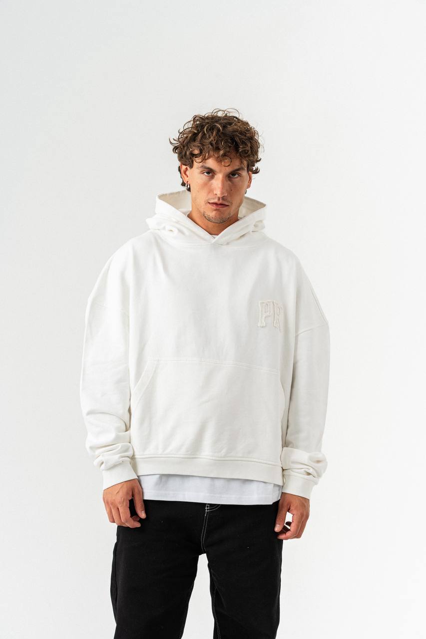 PRAGUE Oversized Embroidered Hoodie – Unisex Streetwear
