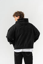 PRAGUE Oversized Embroidered Hoodie – Unisex Streetwear