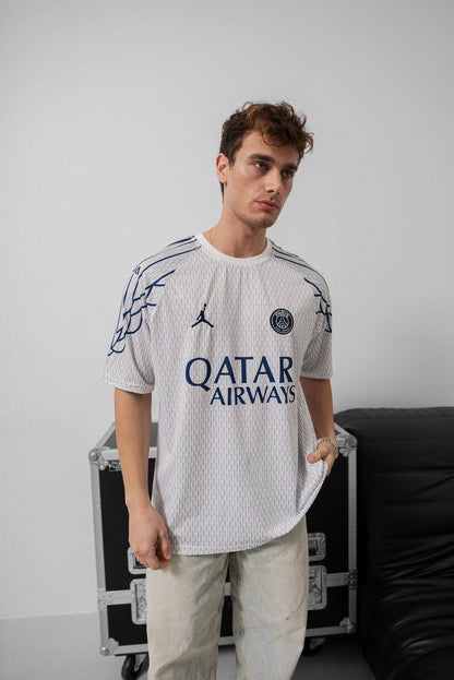 PSG Jordan Fourth Stadium Shirt - Official Football Jersey - Limited Edition Soccer Kit