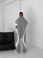 Panelled Zip-Up Tracksuit Set