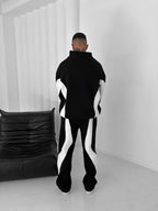 Panelled Zip-Up Tracksuit Set