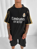Real Madrid Emirates Fly Better Jersey - Retro Football Shirt - Vintage Soccer Tee