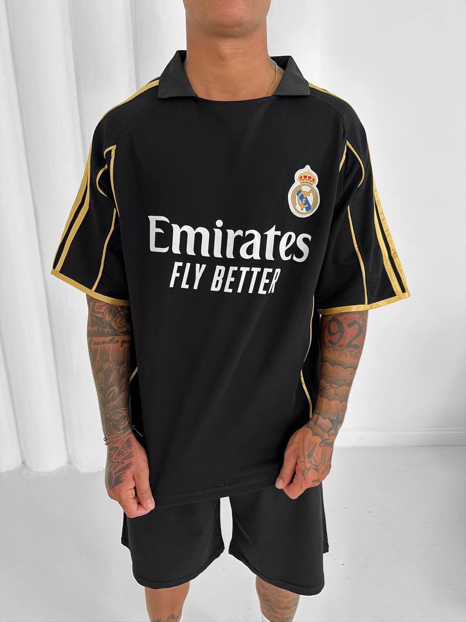 Real Madrid Emirates Fly Better Jersey - Retro Football Shirt - Vintage Soccer Tee