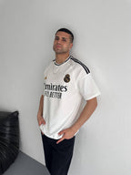 Real Madrid Emirates Fly Better Jersey - Retro Football Shirt - Vintage Soccer Tee