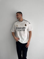 Real Madrid Emirates Fly Better Jersey - Retro Football Shirt - Vintage Soccer Tee