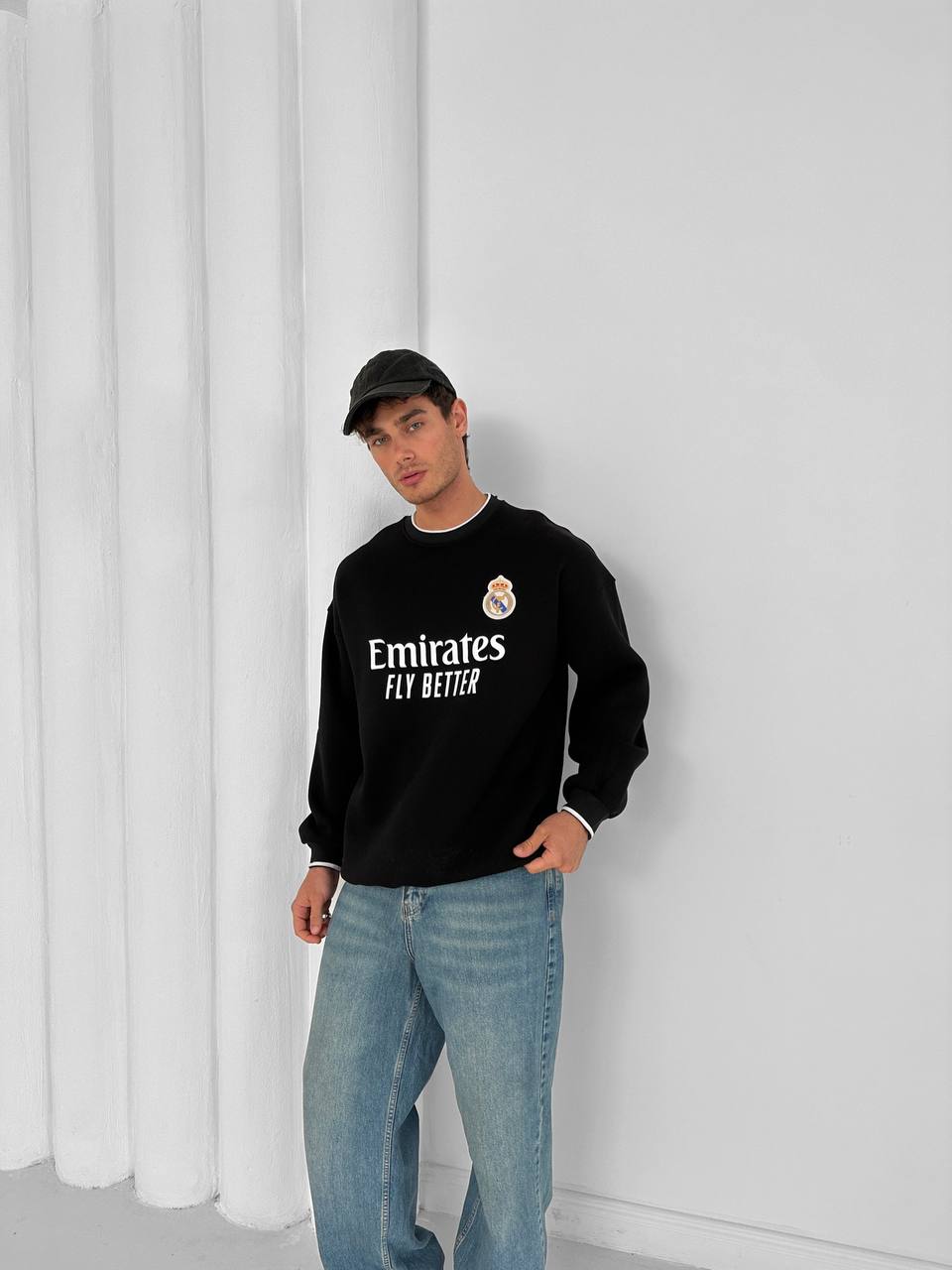 Real Madrid "Fly Emirates" Crewneck Sweatshirt