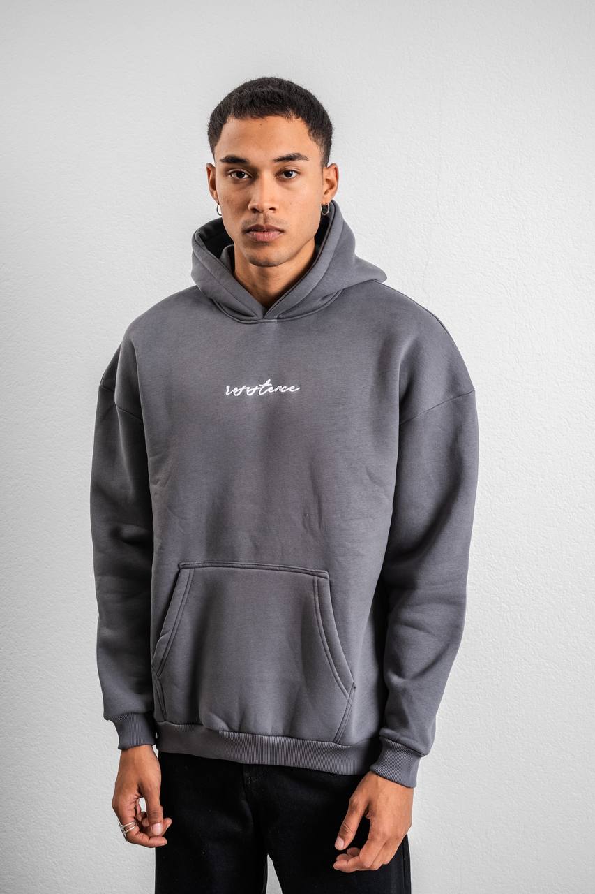 Resistance Embroidered Hoodie Sweatshirt