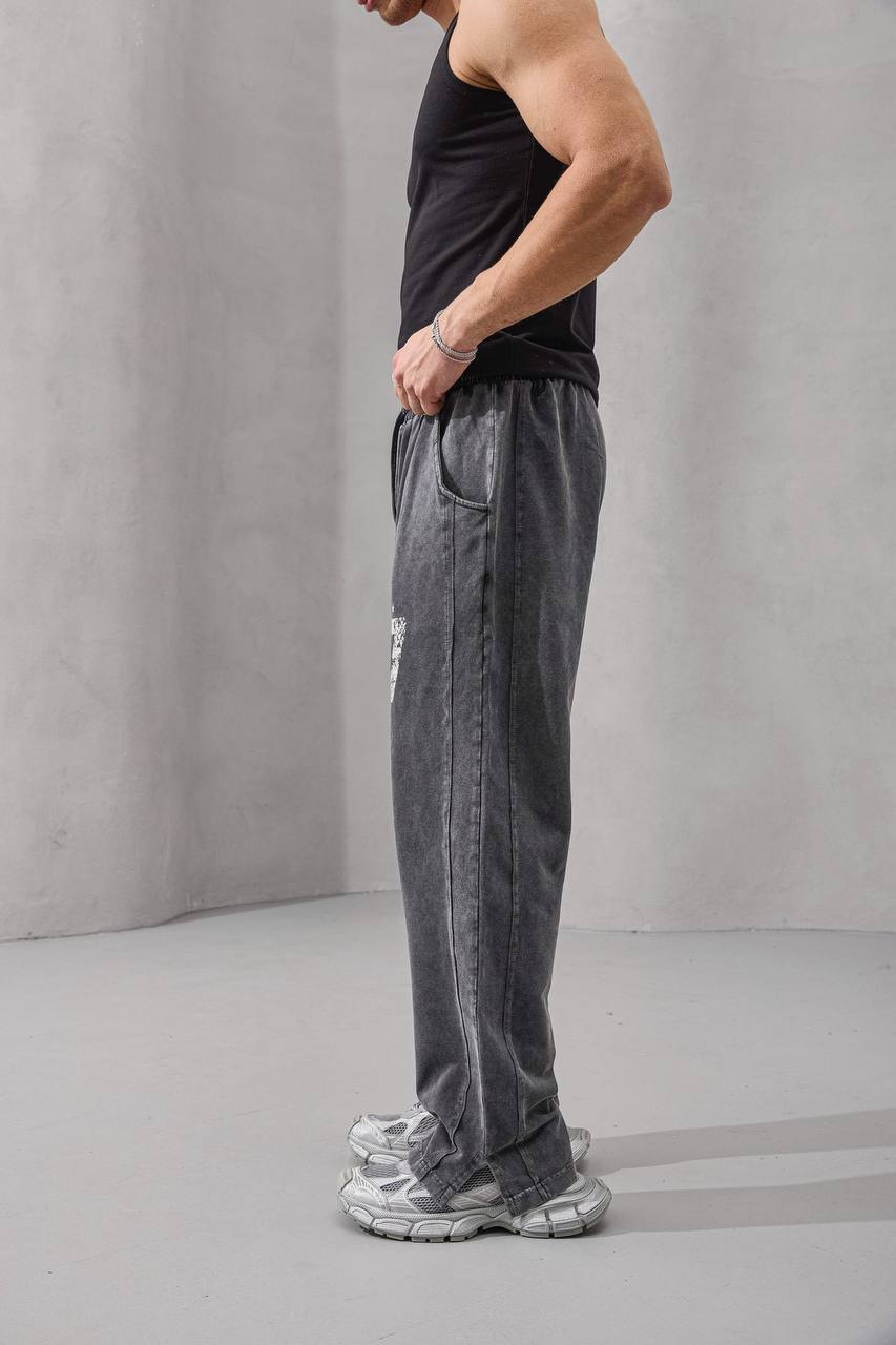 Retro 7 Vintage Wash Oversized Jogger Sweatpants