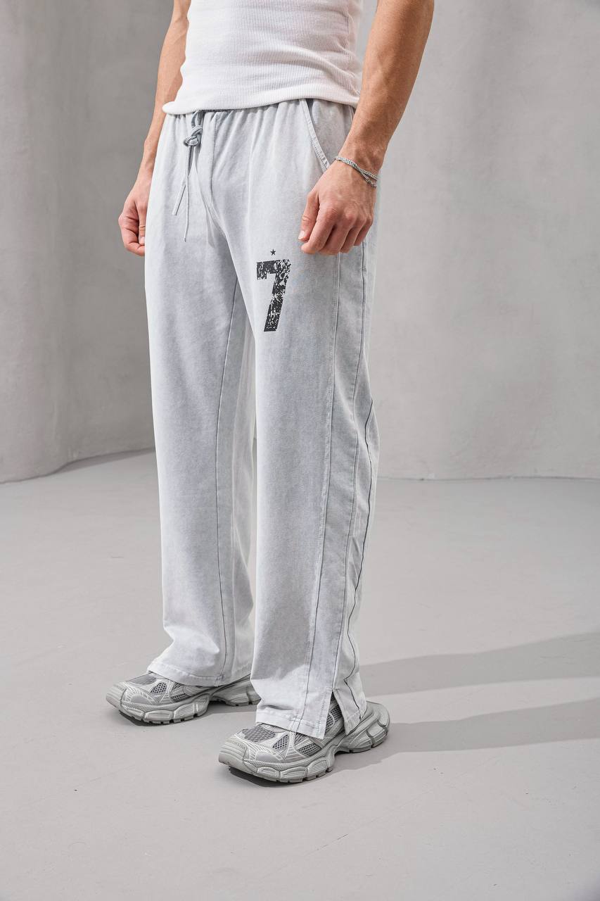 Retro 7 Vintage Wash Oversized Jogger Sweatpants