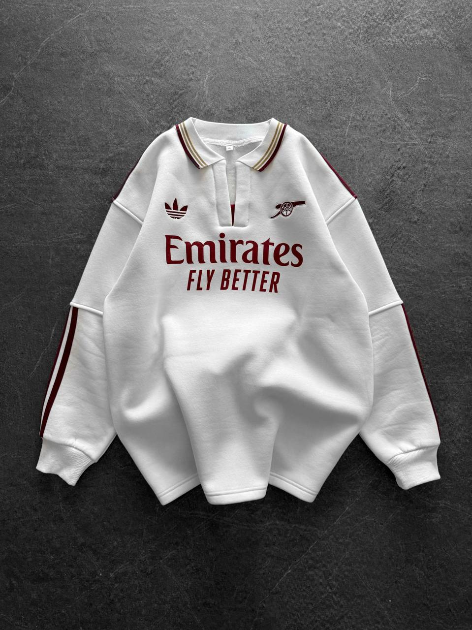 Arsenal FC Retro Polo Sweatshirt