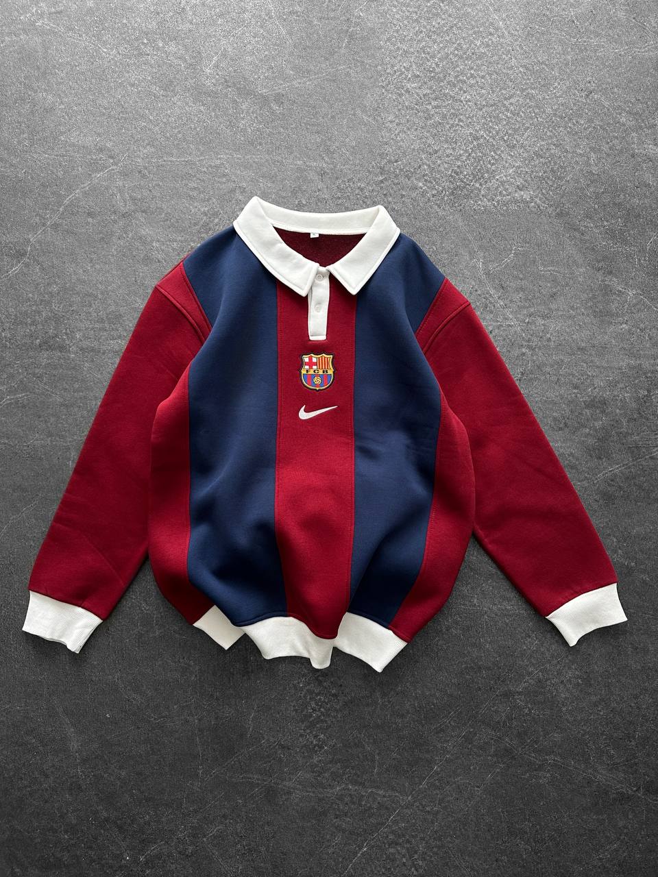 FC Barcelona 1999 Centenary Retro Polo – Oversized Blokecore Sweatshirt