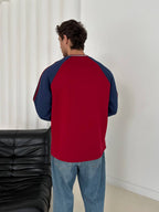 FC Barcelona Retro Piped Crewneck Sweatshirt