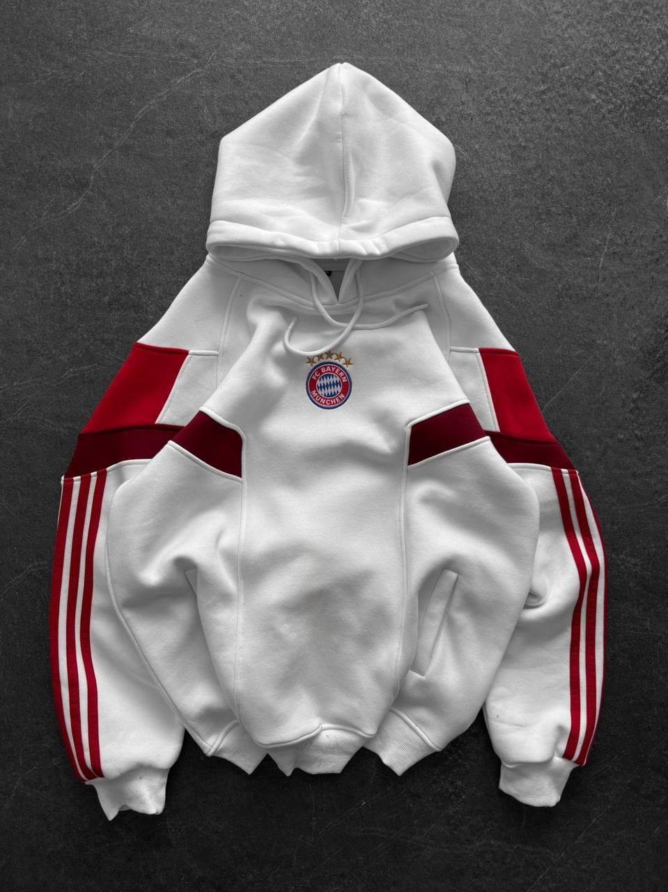 FC Bayern Munich Retro Panelled Hoodie.