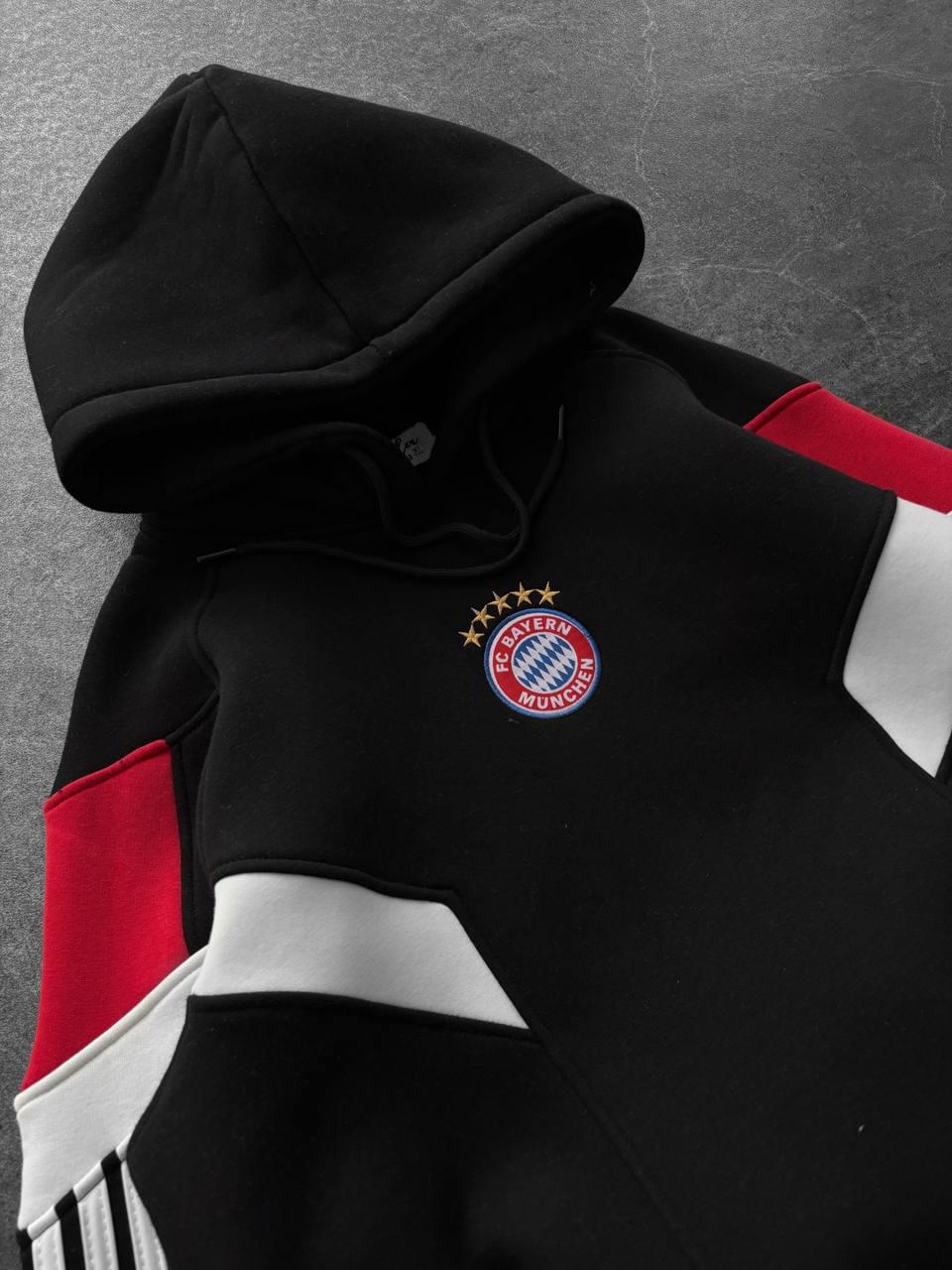 FC Bayern Munich Retro Panelled Hoodie.