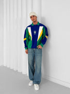 Brazil 90s Retro Polo Sweatshirt